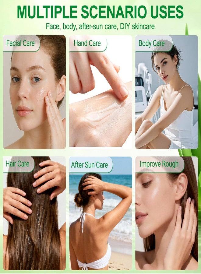 Erinde 30 Pack Aloe Vera Gel for Face, Hair & Body, 99% Pure Aloe Vera Gel for Sunburn Relief, After Sun Skin Care Relief, Skin Care Bulk Soothing Hydrating Aloe Gel Travel Size for All Skin Types - Image 5